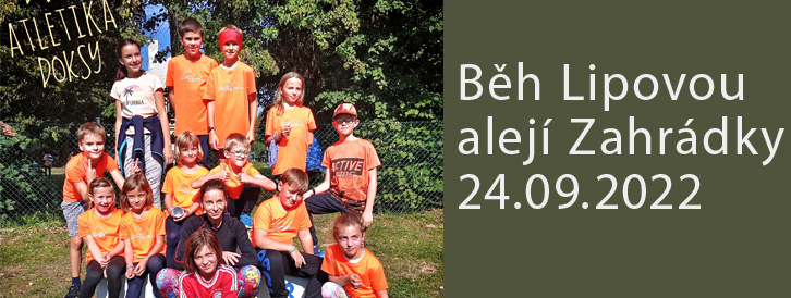 24.09.2022 Běh Lipovou alejí Zahrádky